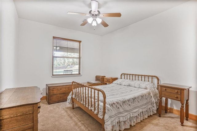 25506 Cardinal Ct, Bush, LA 70431 - carpeted bedroom featuring baseboards and a ceiling fan