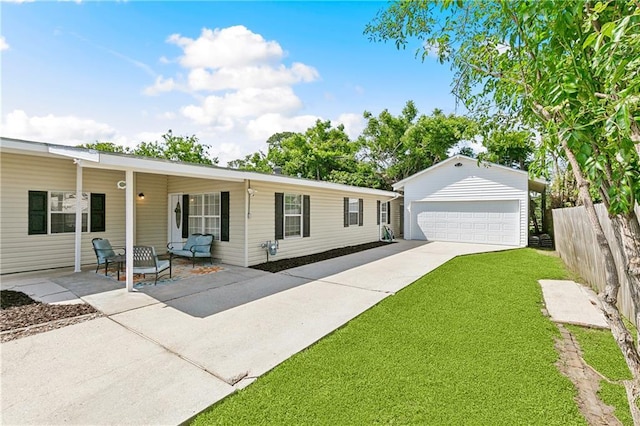 1931 Farmington Pl, Terrytown, LA 70056 - ranch-style house with an outbuilding and a garage