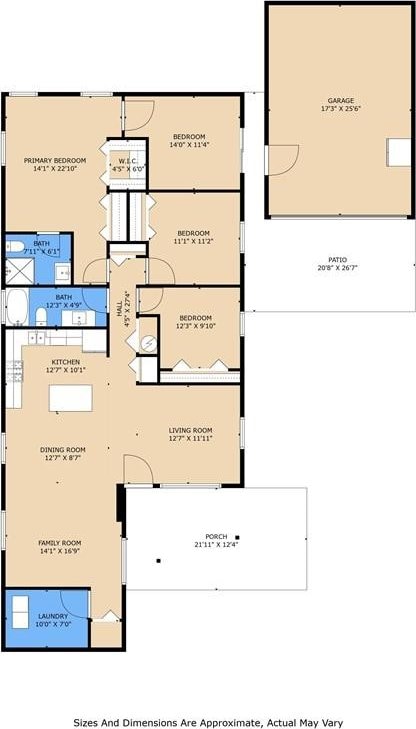 1931 Farmington Pl, Terrytown, LA 70056 - room layout
