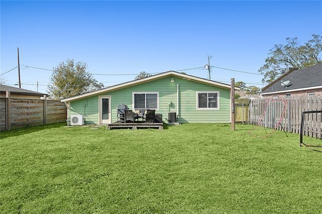 313 Celeste Ave, River Ridge, LA 70123 - rear view of house with ac unit