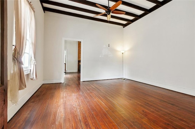 724 Constantinople St, New Orleans, LA 70115 - unfurnished room featuring a ceiling fan and hardwood / wood-style flooring