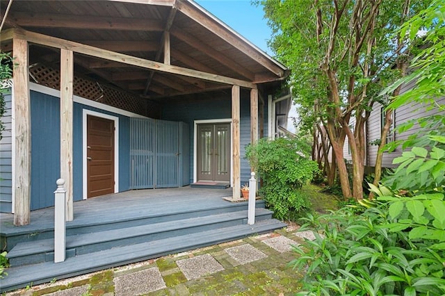 724 Constantinople St, New Orleans, LA 70115 - view of exterior entry with french doors