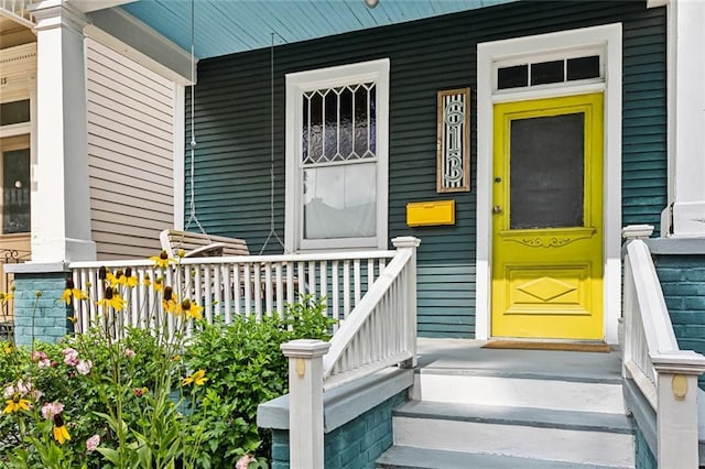 613 Pacific Ave, New Orleans, LA 70114 - doorway to property with a porch