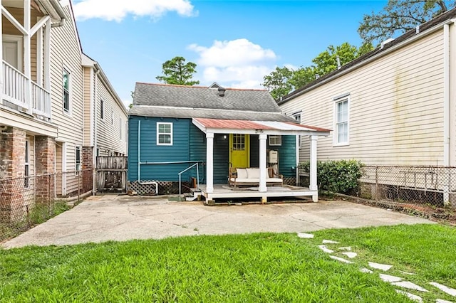 613 Pacific Ave, New Orleans, LA 70114 - rear view of property featuring a deck and a patio