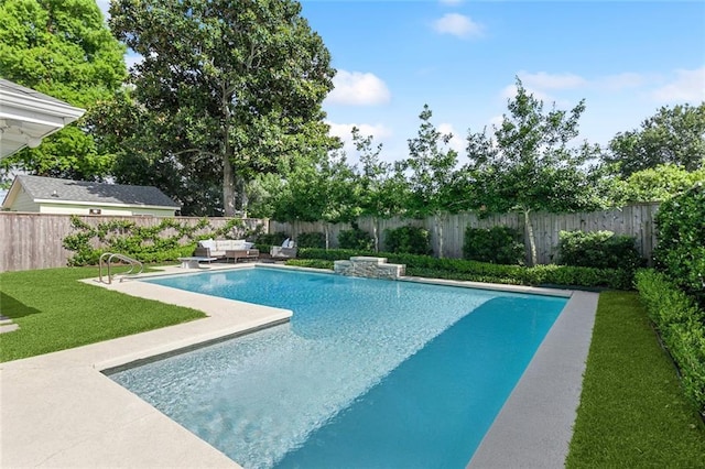 3928 Uri St, Metairie, LA 70002 - view of swimming pool featuring outdoor lounge area and a patio