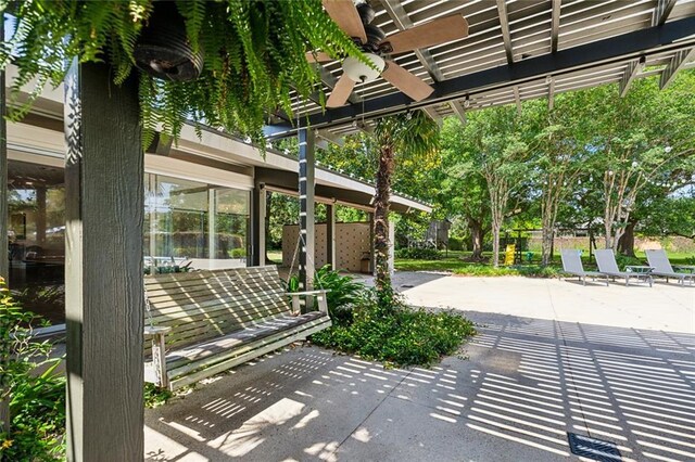 1201 N General Pershing St, Hammond, LA 70401 - view of patio with a pergola