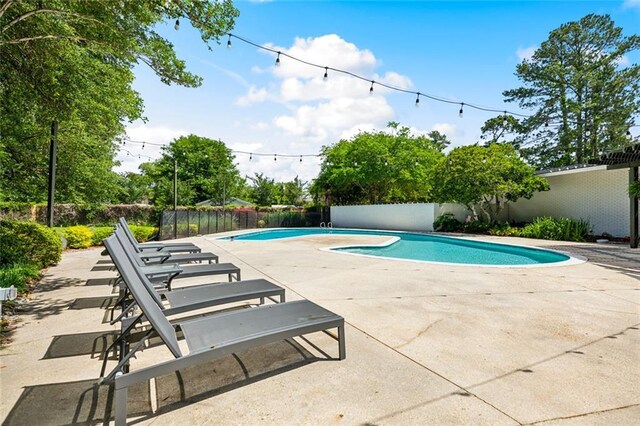 1201 N General Pershing St, Hammond, LA 70401 - view of pool with fence and a patio area