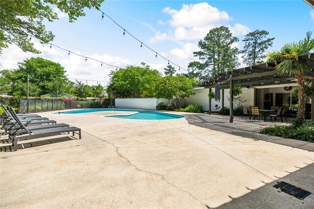 1201 N General Pershing St, Hammond, LA 70401 - view of pool featuring a patio area and fence