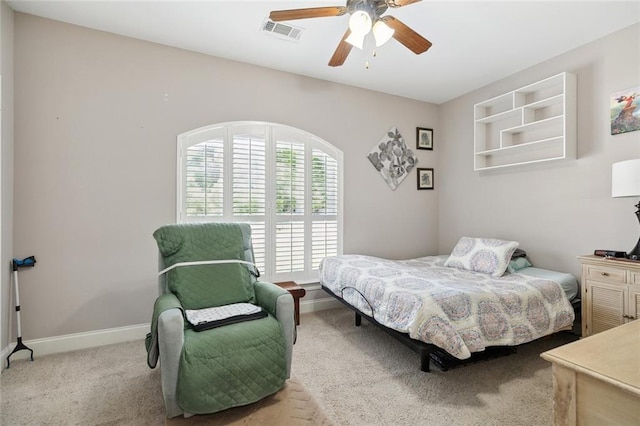 69359 6th Ave, Covington, LA 70433 - bedroom featuring carpet floors, baseboards, and ceiling fan