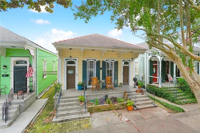325 Delaronde St, New Orleans, LA 70114 - view of front of property with covered porch