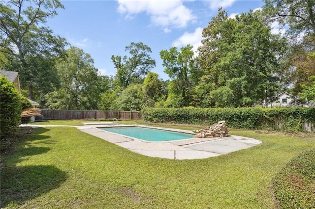 view of pool