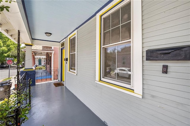 1705-07 Rousselin St, New Orleans, LA 70119 - view of patio featuring covered porch