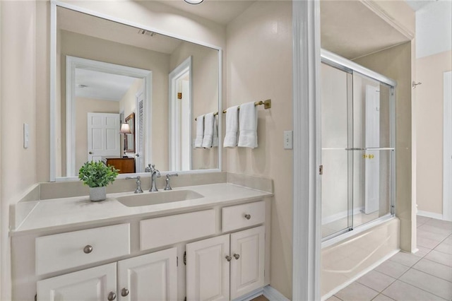 137 Lakewood Estates Dr, New Orleans, LA 70131 - full bath with tile patterned floors and vanity