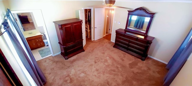 1513 Mason Smith Ave, Metairie, LA 70003 - bedroom featuring light carpet and baseboards