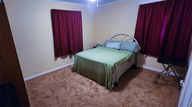 1513 Mason Smith Ave, Metairie, LA 70003 - carpeted bedroom featuring baseboards and ornamental molding