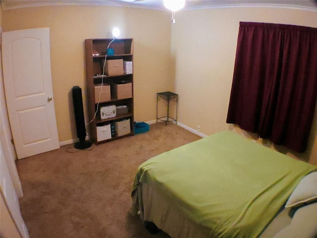 1513 Mason Smith Ave, Metairie, LA 70003 - carpeted bedroom featuring ornamental molding and baseboards