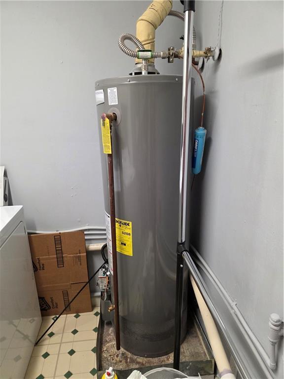 1513 Mason Smith Ave, Metairie, LA 70003 - utility room featuring water heater