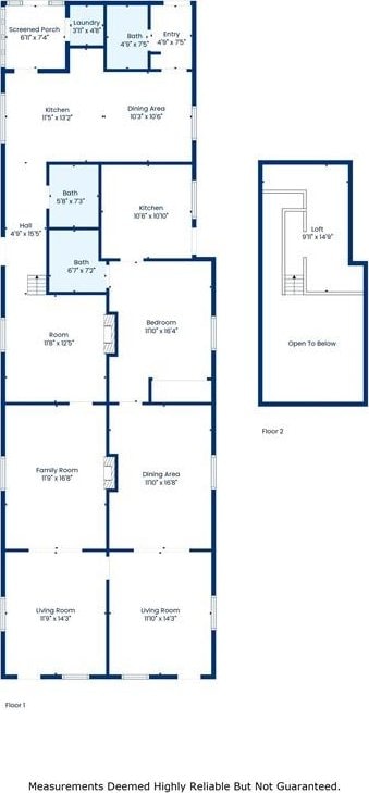 271214 Burgundy St, New Orleans, LA 70117 - view of property floor plan