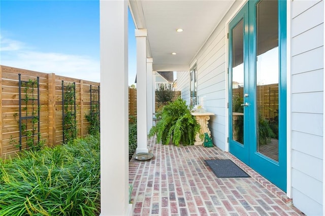 1641 Continental Dr, Covington, LA 70433 - covered porch with french doors