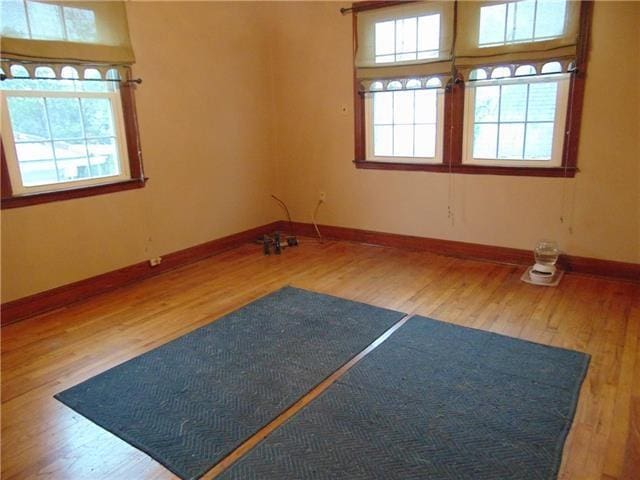 3008 Beaulieu St, Metairie, LA 70001 - empty room featuring wood finished floors and baseboards