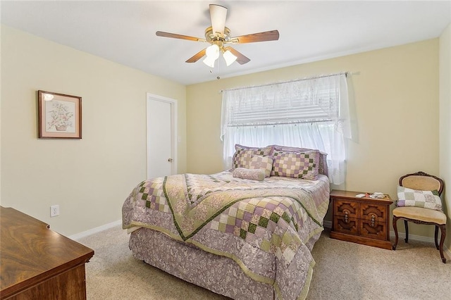 1417 Washington Ct, Slidell, LA 70458 - bedroom with carpet and ceiling fan