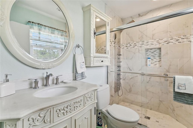 1417 Washington Ct, Slidell, LA 70458 - bathroom with vanity and a shower stall