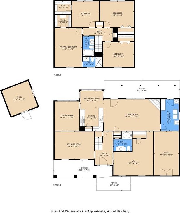 1417 Washington Ct, Slidell, LA 70458 - view of home floor plan