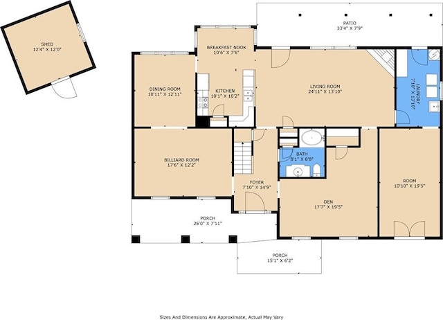 1417 Washington Ct, Slidell, LA 70458 - view of home floor plan