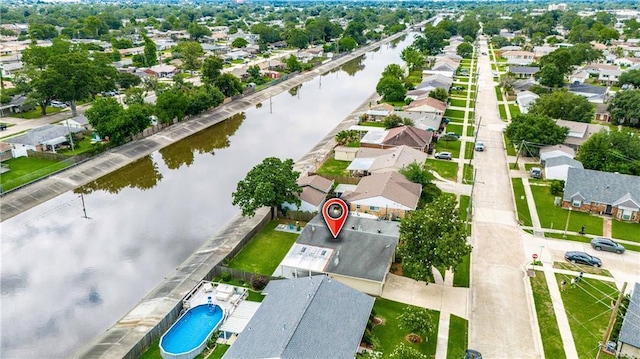 4401 Apollo Dr, Metairie, LA 70003 - aerial view of residential area with a large body of water
