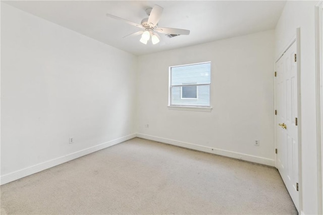 506 Papworth Ave, Metairie, LA 70005 - unfurnished bedroom featuring light colored carpet, baseboards, and ceiling fan
