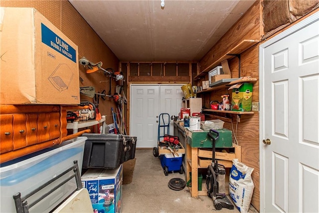 view of storage
