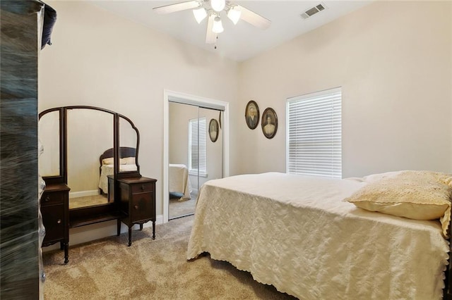 1681 Vela Cv, Slidell, LA 70458 - carpeted bedroom with a ceiling fan