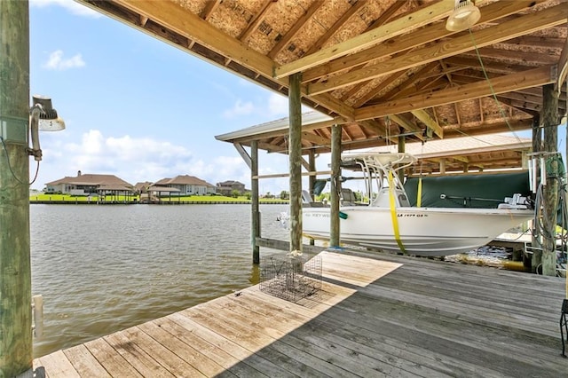 1681 Vela Cv, Slidell, LA 70458 - dock area with boat lift and a water view