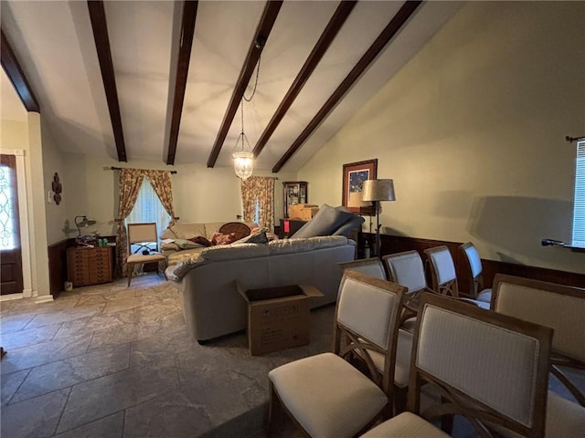 2132 Missille St, Harvey, LA 70058 - living room with stone finish floors