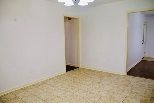 116 Southern Ct, Avondale, LA 70094 - spare room with a chandelier