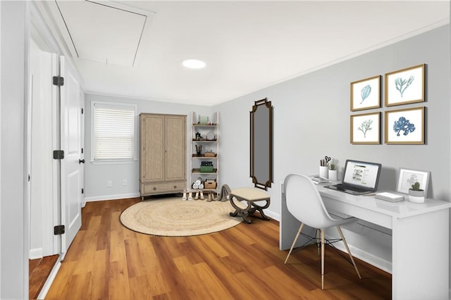 18 Davis Blvd, Jefferson, LA 70121 - office featuring attic access and wood finished floors