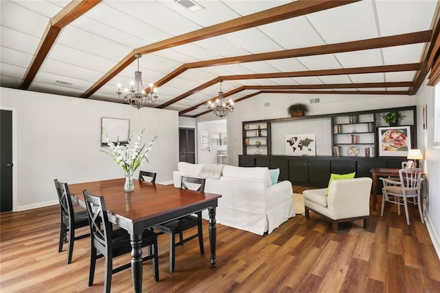 18 Davis Blvd, Jefferson, LA 70121 - dining space featuring a chandelier and wood finished floors