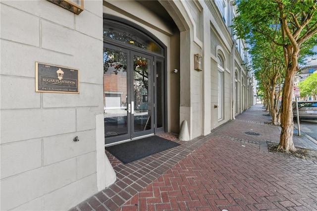 840 Tchoupitoulas St Unit 215, New Orleans, LA 70130 - doorway to property featuring french doors