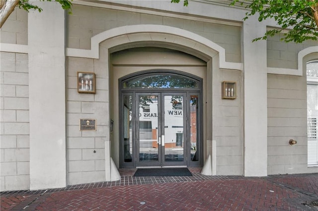 840 Tchoupitoulas St Unit 215, New Orleans, LA 70130 - doorway to property featuring french doors