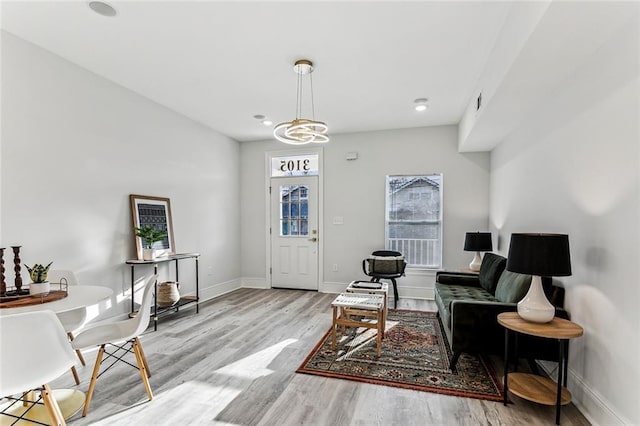 310507 Toulouse St, New Orleans, LA 70119 - living room with wood finished floors and recessed lighting