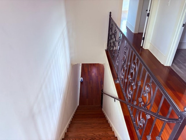 913 N Robertson St, New Orleans, LA 70116 - staircase featuring wood finished floors