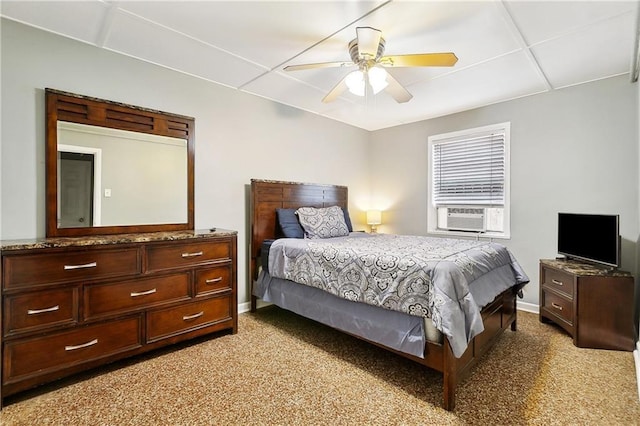 1031 Henriette Delille St Unit 3, New Orleans, LA 70116 - bedroom featuring light carpet, cooling unit, and a ceiling fan