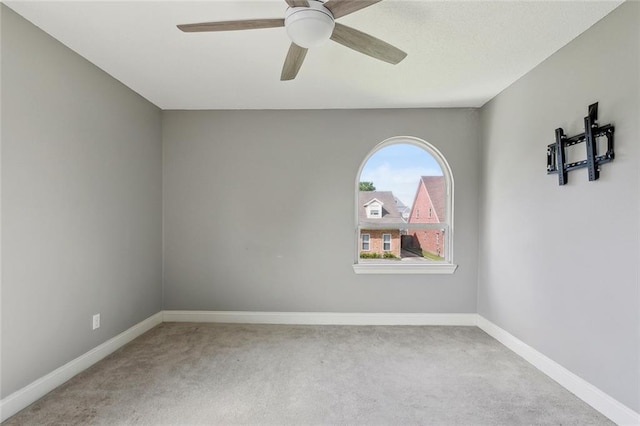 9108 Ormond Pl, River Ridge, LA 70123 - carpeted spare room featuring baseboards and ceiling fan