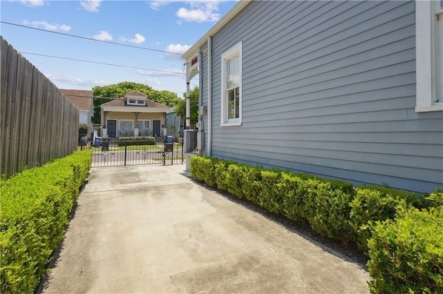 4119 S Liberty St, New Orleans, LA 70115 - view of patio / terrace with a gate and fence