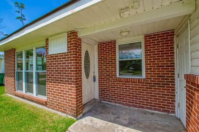 3233 Duncan St, Slidell, LA 70458 - doorway to property with brick siding