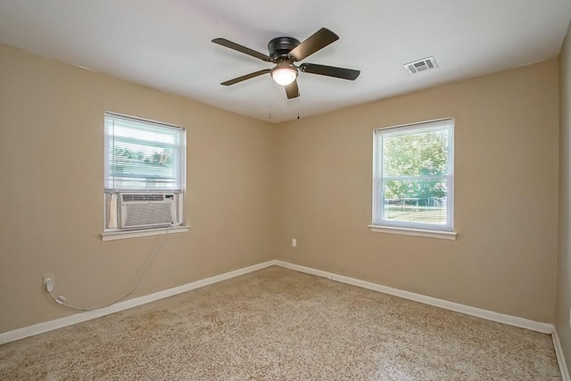 3233 Duncan St, Slidell, LA 70458 - carpeted spare room with a ceiling fan, baseboards, and cooling unit