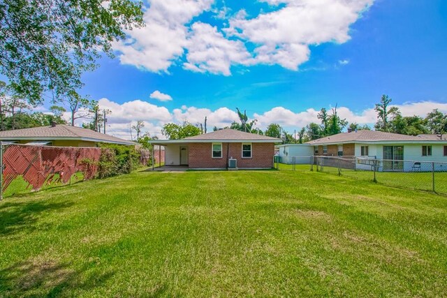 3233 Duncan St, Slidell, LA 70458 - rear view of house featuring brick siding