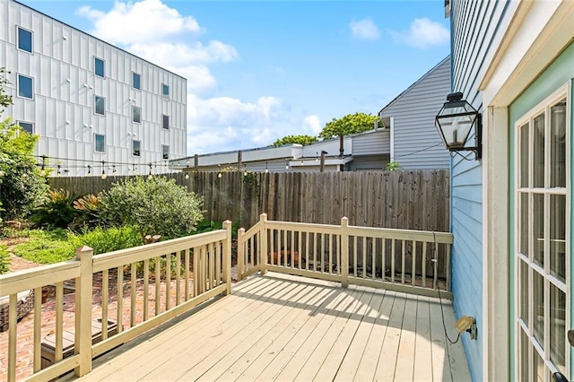 1607 N Villere St, New Orleans, LA 70116 - view of wooden deck