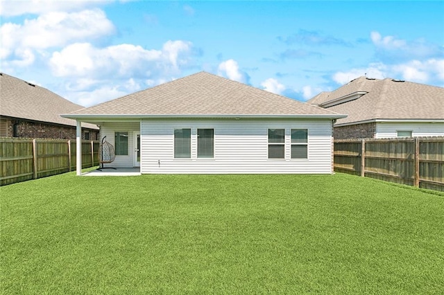 784 Bent Cypress Ln, Slidell, LA 70461 - back of property with a patio area and a shingled roof