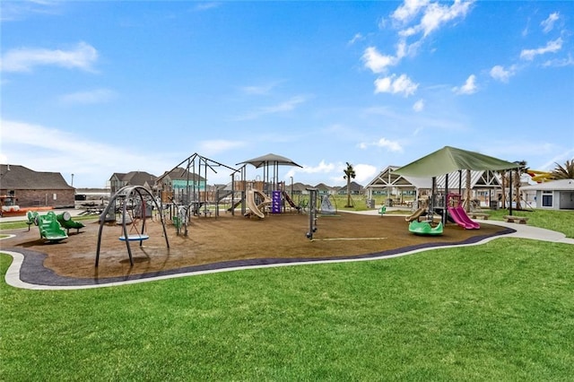 784 Bent Cypress Ln, Slidell, LA 70461 - community jungle gym with a lawn